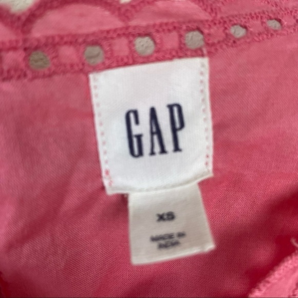 Gap Pink Eyelet Tank Top - Picture 7 of 7